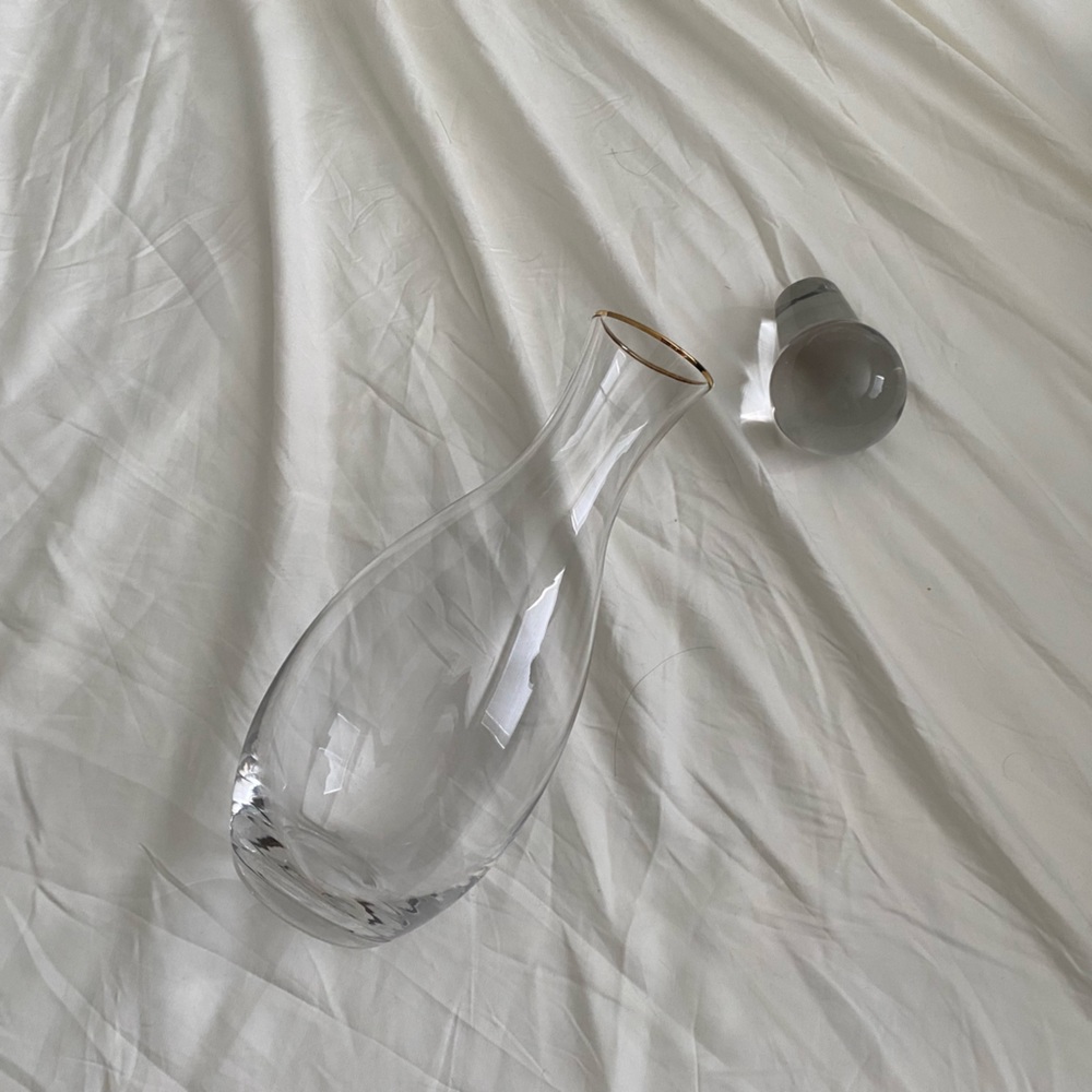 Large Crystal Pitcher - Picture 2 of 2